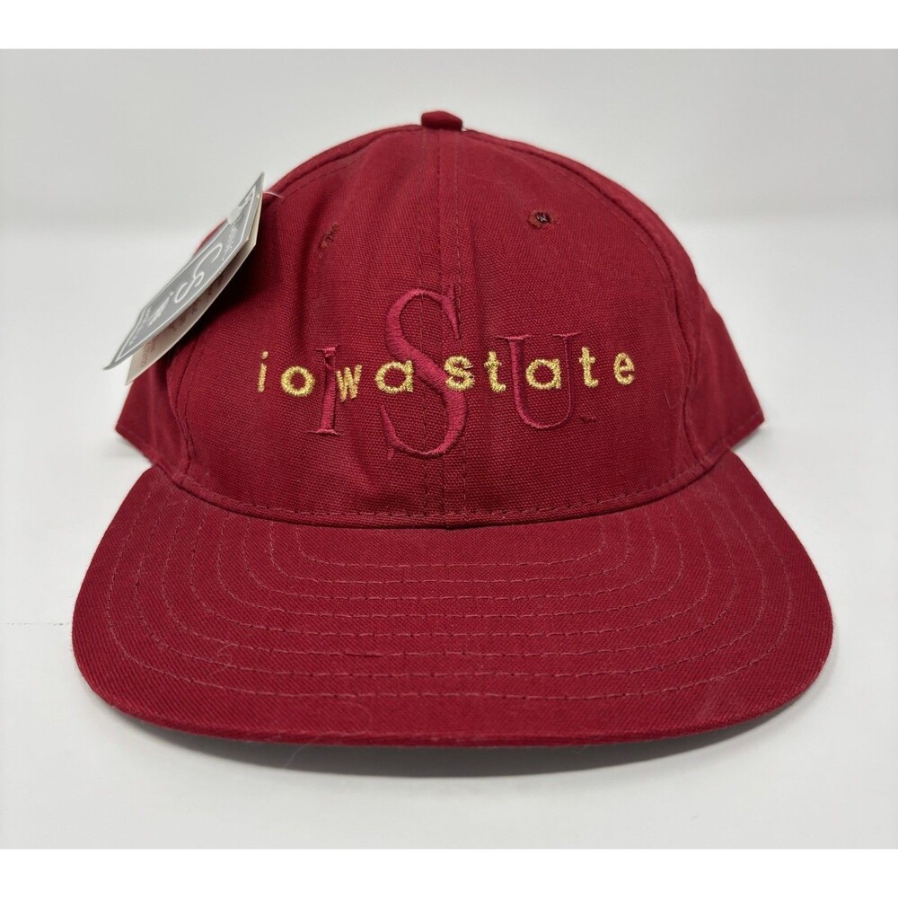 Vintage NEW 1990's Iowa State Cyclones Hat Cap Made In USA